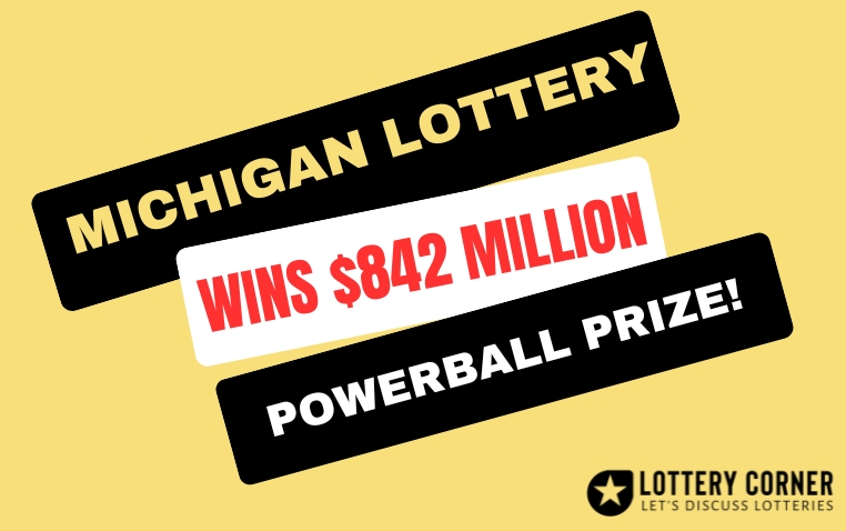 A Michigan Powerball ticket sold wins $842 million!