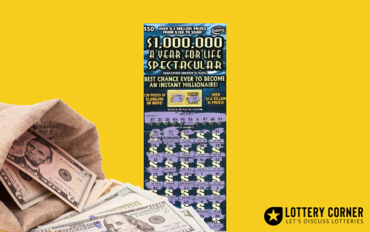 Tampa Resident's $1 Million Win in $1,000,000 A YEAR FOR LIFE SPECTACULAR Scratch-Off Game Makes Him a Millionaire