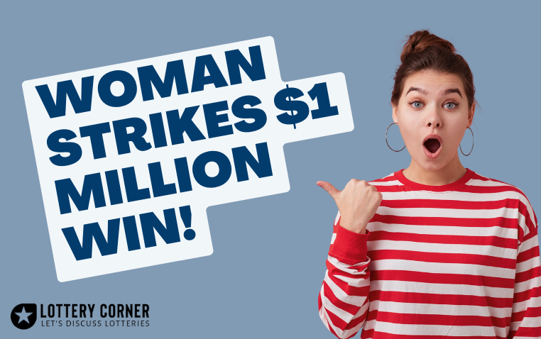Woman Strikes $1 Million Win with $5 Gold Rush Doubler Scratch-Off Game!
