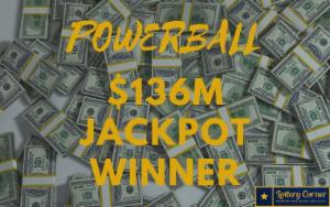 On 06/03/20 Powerball results; $136M jackpot winner