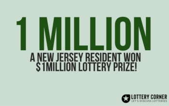 A New Jersey Resident Won $1Million Lottery Prize!