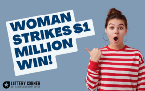 Woman Strikes $1 Million Win with $5 Gold Rush Doubler Scratch-Off Game!